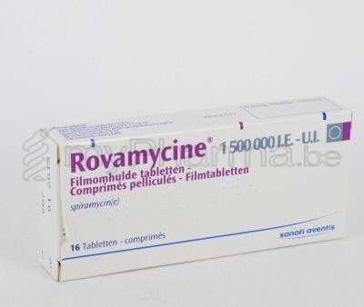 Pharmacie Dansaert 1000 Bruxelles Substances Actives S Spiramycine Rovamycine 500 Mg 16 Comp Pharmacie Dansaert 1000 Bruxelles Substances Actives S Spiramycine Rovamycine 500 Mg 16 Comp