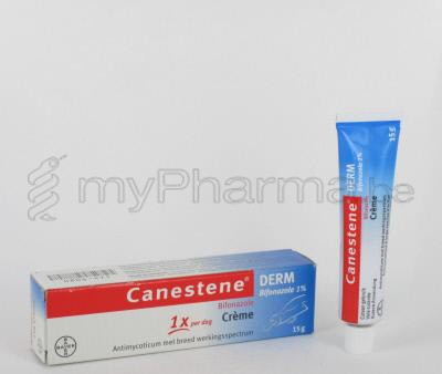 CANESTENE DERM BIFONAZOLE 1% 15 G CREME (geneesmiddel)