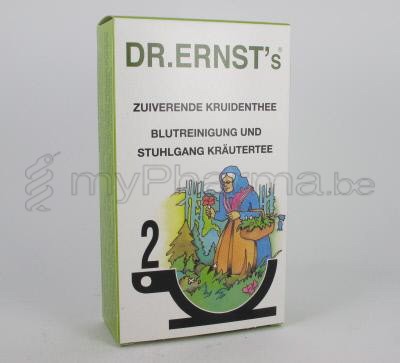 ERNST DR NR 2 KRUIDENTHEE ZUIVEREND 80G (geneesmiddel)
