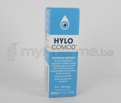 HYLO-COMOD 10 ML OOGDRUPPELS (medisch hulpmiddel)
