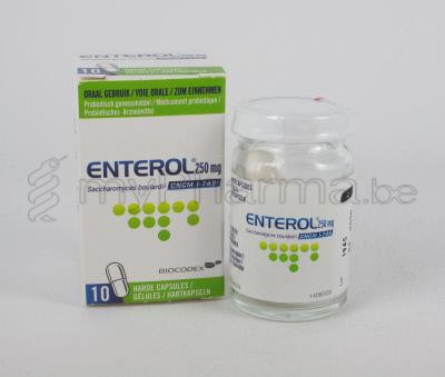 ENTEROL 250 MG 10 CAPS (geneesmiddel)