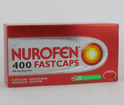 NUROFEN  FASTCAPS 400 MG  20 CAPS (geneesmiddel)