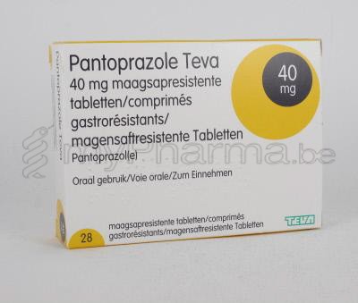 Pharmacie 1000 Bruxelles : Home Substances actives - - Pantoprazole - PANTOPRAZOLE TEVA MG 28 COMP