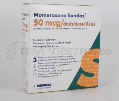 Pharmacie Dansaert 1000 Bruxelles : Home > MOMETASONE SANDOZ 50 MCG 3 X ...