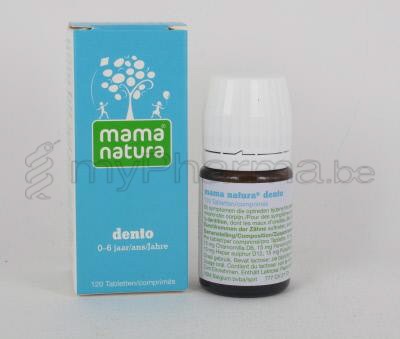 MAMA NATURA DENTO 120 TABL (homeopatisch geneesmiddel)