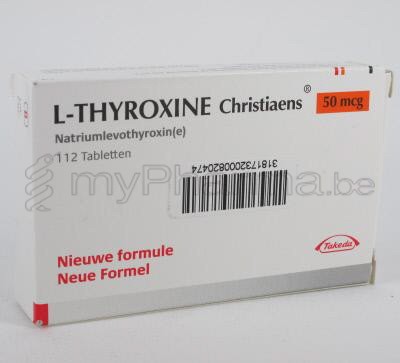 l-thyroxine 50mg bt/112ces