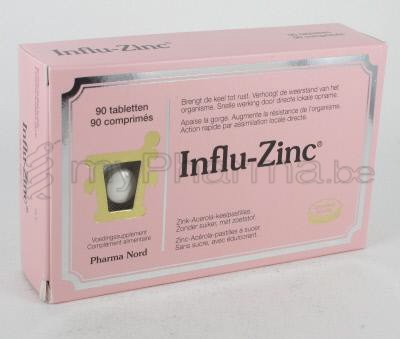 INFLU-ZINK 90 TABL (voedingssupplement)