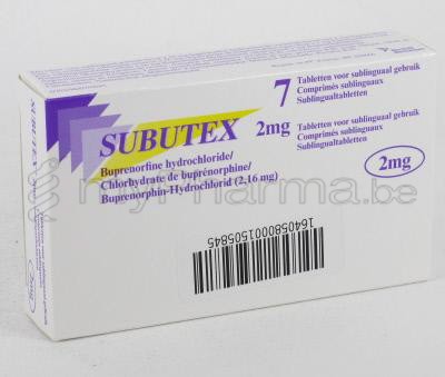 Apotheek Dansaert 1000 Brussel : SUBUTEX 2 MG 7 TABL
