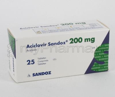 Aciclovir prix belgique