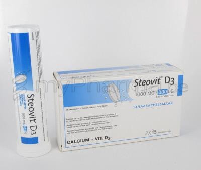 STEOVIT FORTE SINAASAPPEL 1000/880 30 BRUISTABL (geneesmiddel)