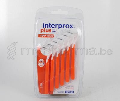 INTERPROX PLUS BRUSH INTERD SUP MICRO ORANJE 6 ST