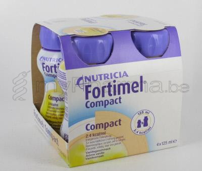 FORTIMEL COMPACT VANILLE 4 X 125 ML                (voedingssupplement)
