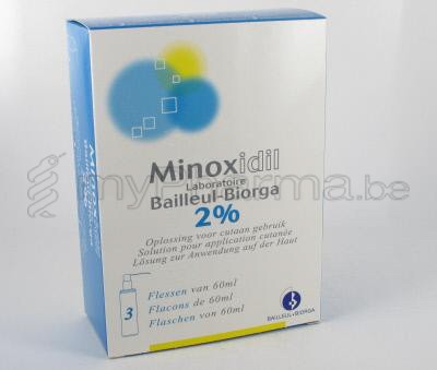 MINOXIDIL 2% 3 x 60 ML OPLOSSING (geneesmiddel)