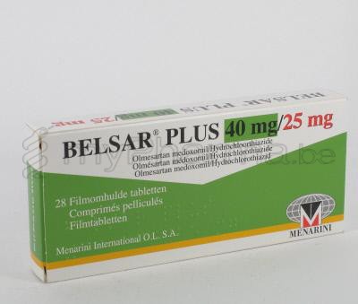 Apotheek Dansaert 1000 Brussel : Home > BELSAR PLUS 40MG/25MG 28 TABL