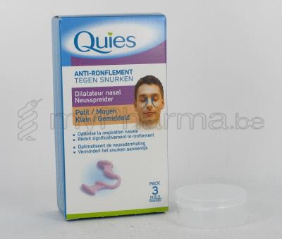 Quies Anti-ronflement dilatateur nasal petit/moyen Quies, boîte de 1  dilatateur